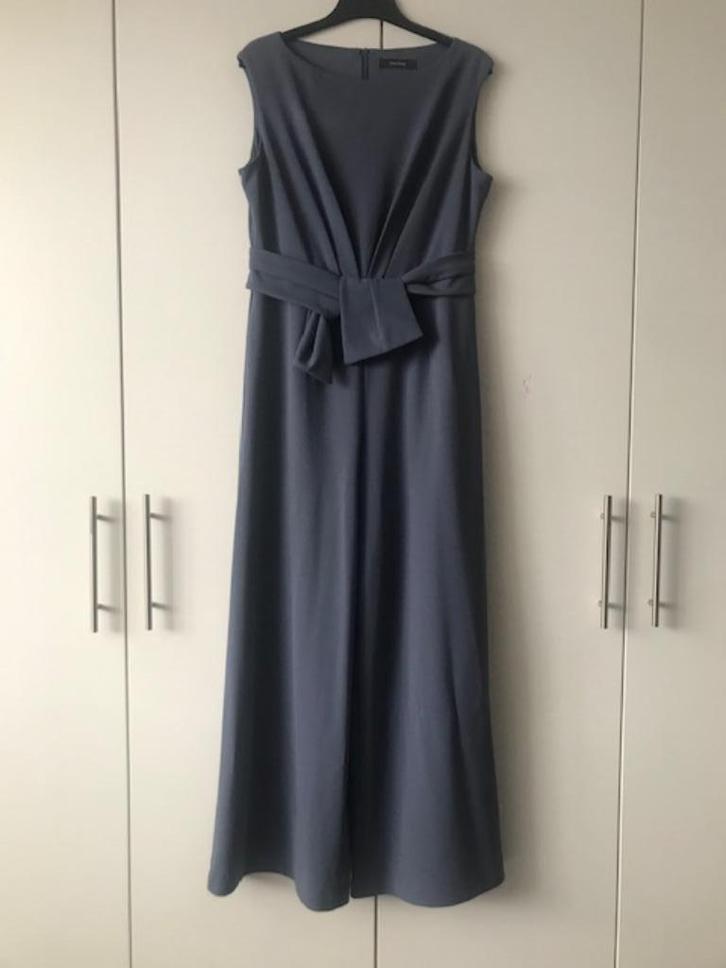 Vera Mont jumpsuit maat 42 met stola, tasje en schoenen, Kleding | Dames, Jumpsuits, Zo goed als nieuw, Blauw, Ophalen of Verzenden