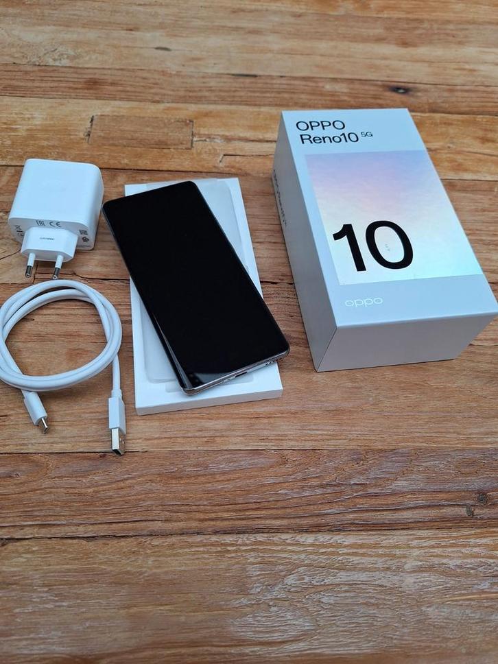 Oppo  Reno 10 5G Nieuwstaat!, Telecommunicatie, Mobiele telefoons | Overige merken, Zo goed als nieuw, Zonder abonnement, Zonder simlock