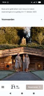 Dagentree Veluwse Bron tot 55% korting, of Zwaluwhoeve, Drie personen of meer, Kortingsbon, Spa of Sauna
