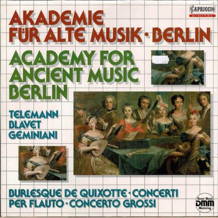 Akademie Für Alte Musik Berlin – Burlesque De Quixotte, Cd's en Dvd's, Vinyl | Klassiek, Zo goed als nieuw, Classicisme, Kamermuziek