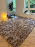 Groot Lichtgrijs/Zandgrijs Vloerkleed 350x250cm, Ophalen, Gebruikt, 200 cm of meer, Grijs