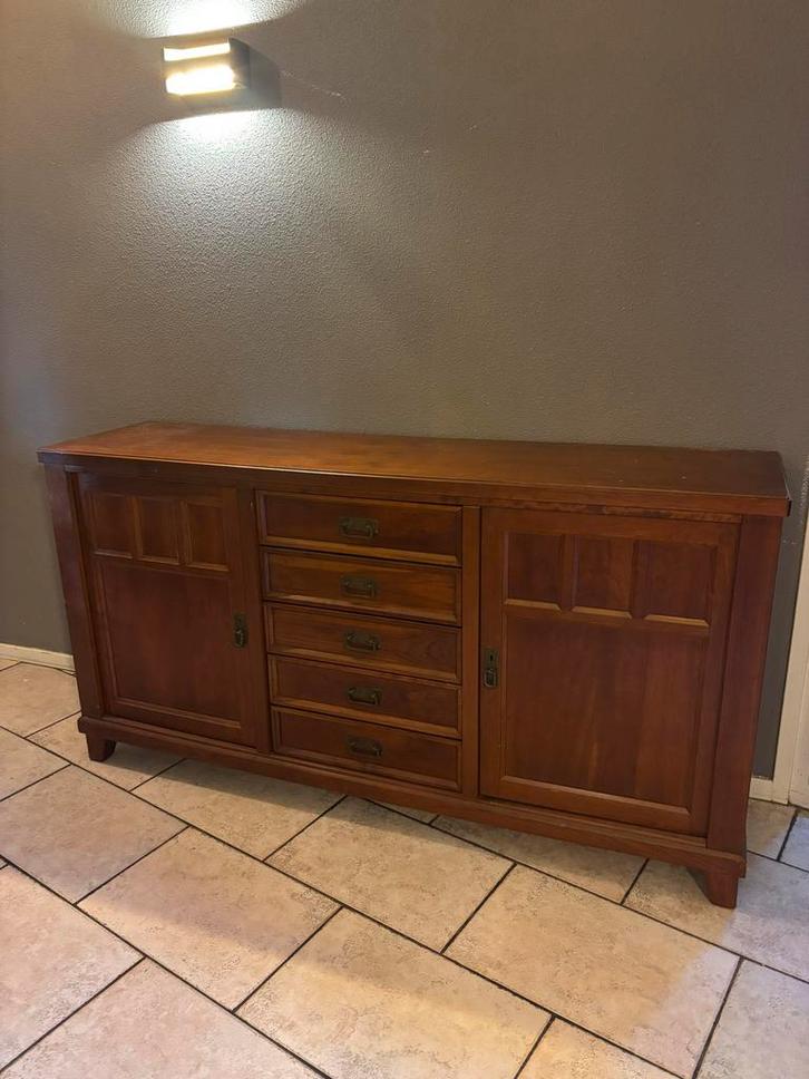 Dressoir met lades en deurtjes - 170cm breed, Huis en Inrichting, Kasten | Dressoirs, Gebruikt, 150 tot 200 cm, 25 tot 50 cm, Met lade(s)