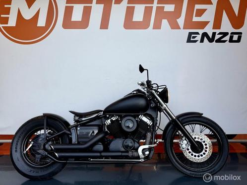 Yamaha XVS 650 Dragstar BOBBER Custom Black 35KW 19.000 KM, Motoren, Motoren | Yamaha, Bedrijf, Chopper, 12 t/m 35 kW