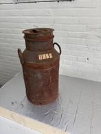 Vintage Melkbus met Deksel staal, Ophalen of Verzenden