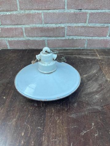 Vintage Geëmailleerde Lampenkap - 20cm beschikbaar voor biedingen