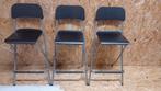 3 krukken zithoogte 73cm, Huis en Inrichting, Barkrukken, Ophalen, Gebruikt, 60 tot 90 cm, 3 krukken