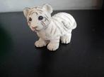 Sandicast beeldje witte tijgerwelp (1994)!, Verzamelen, Ophalen of Verzenden, Zo goed als nieuw, Wild dier, Beeldje of Figuurtje