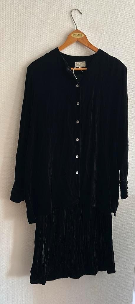 Pauw Zwarte Rok & Blouse Set, Kleding | Dames, Jurken, Zo goed als nieuw, Maat 36 (S), Zwart, Boven de knie, Ophalen of Verzenden