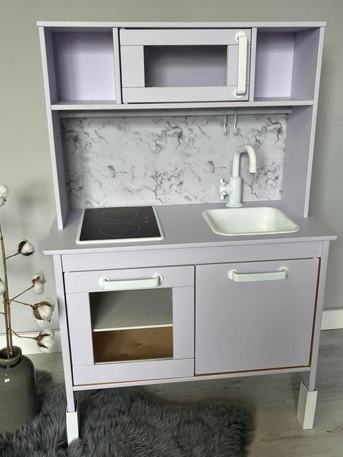 Restyled IKEA Duktig speelkeuken Lila, Kinderen en Baby's, Speelgoed | Speelkeukens, Zo goed als nieuw, Hout, Ophalen