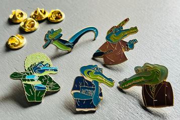 Collectie vintage Amstrad Krokodil pins : Amstrad computers beschikbaar voor biedingen