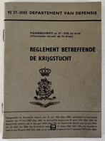 REGLEMENT BETREFFENDE DE KRIJGSTUCHT - 1974, Nederland, Boek of Tijdschrift, Ophalen of Verzenden, Marine