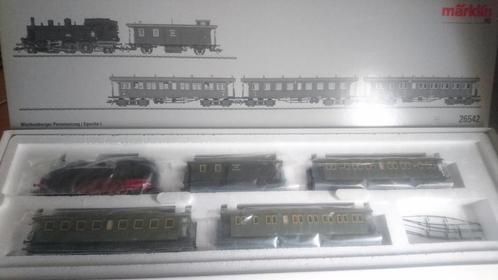 Marklin - Treinset Württemberg (K.W.St.E.) - Mfx-digit 26542, Hobby en Vrije tijd, Modeltreinen | H0, Zo goed als nieuw, Treinset