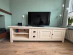 Brocant TV Meubel - Crème Wit - Landelijke Stijl, Gebruikt, 150 tot 200 cm, Ophalen of Verzenden, 25 tot 50 cm