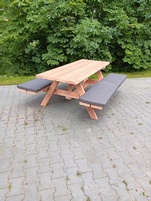 robuuste picknicktafels op maat gemaakt vanaf 369 euro, Tuin en Terras, Picknicktafels, Nieuw, Rechthoekig, Ophalen