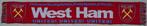 sjaal West Ham United, Ophalen of Verzenden, Nieuw, Buitenlandse clubs, Vaantje of Sjaal