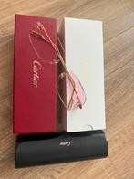 Cartier custom bril (op sterkte) roze goud, Overige merken, Ophalen of Verzenden, Zo goed als nieuw, Roze