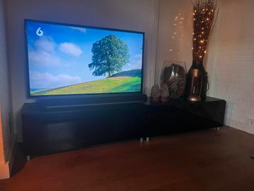 Zwevend/Staand TV Meubel - 2 Kastjes Zwart beschikbaar voor biedingen