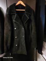 Vintage Zwarte Leren Jas, Kleding | Heren, Jassen | Zomer, Onbekend, Zwart, Overige maten, Ophalen of Verzenden