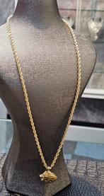 Prachtige rope chain 14karaat gouden ketting