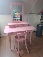 Kaptafel voor kinderen, zelf geverfd, met bijpassende stoel, Ophalen, Gebruikt, 100 tot 150 cm, 50 tot 100 cm