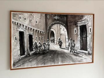 Groot schilderij beschikbaar voor biedingen