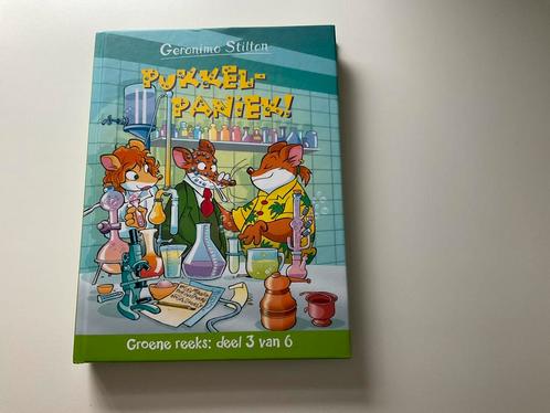 Pukkelpaniek- Geronimo Stilton, Boeken, Kinderboeken | Jeugd | onder 10 jaar, Zo goed als nieuw, Ophalen of Verzenden