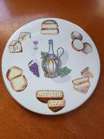 Retro Kaasplateau aardewerk doorsnede 25,5 cm, Antiek en Kunst, Ophalen of Verzenden