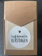 Kerststickers 4 cm rond, Ophalen of Verzenden, Nieuw