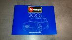 Bburago catologus boekje 2001, Ophalen of Verzenden, 1:32 tot 1:50, Auto, Airfix