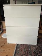 MALM, Ikea, 4 lades, Huis en Inrichting, Kasten | Ladekasten, Gebruikt, 3 of 4 laden, Minder dan 100 cm, 25 tot 50 cm