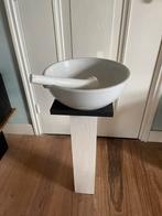 Antiek  ca 1900 :Zeer grote apothekers vijzel met stamper, Antiek en Kunst, Antiek | Keramiek en Aardewerk, Ophalen