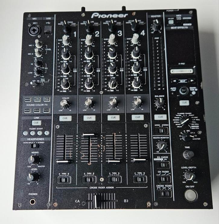 Pioneer DJM 900 NXS Mixer, Muziek en Instrumenten, Mengpanelen, Zo goed als nieuw, Minder dan 5 kanalen, Microfooningang, Ophalen