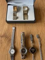 Partij dames quarts horloges, Sieraden, Tassen en Uiterlijk, Horloges | Dames, Ophalen of Verzenden, Zo goed als nieuw, Staal