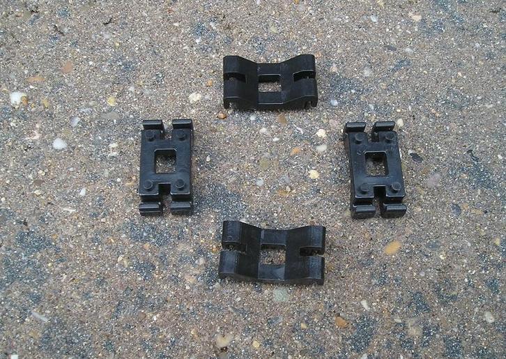 Tekno bevestigingsblokjes tandemstel {oudere uitgave}, Hobby en Vrije tijd, Modelauto's | 1:50, Nieuw, Bus of Vrachtwagen, Tekno