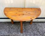 Sidetabel halfrond, Huis en Inrichting, Tafels | Sidetables, Ophalen, Gebruikt, 100 tot 150 cm, Overige vormen