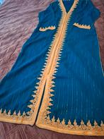 Prachtige Marokkaanse Kaftan, Blauw, Maat 46/48 (XL) of groter, Nieuw, Ophalen of Verzenden