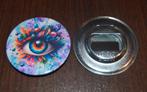 button flesopener 1,25 pst met elke afbeelding mogelijk, Ophalen of Verzenden, Nieuw, Overige onderwerpen, Button