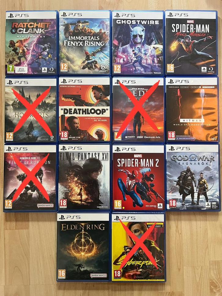 Diverse PS5 games, Spelcomputers en Games, Games | Sony PlayStation 5, Zo goed als nieuw, Ophalen of Verzenden