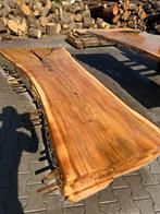 Exclusieve iepen boomstambladen, Ophalen of Verzenden, Zo goed als nieuw, 250 cm of meer, Planken