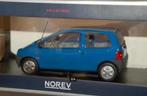 1:18 RENAULT TWINGO 1995 cyan blue Norev 185295 in box WRH, Hobby en Vrije tijd, Modelauto's | 1:18, Verzenden, Zo goed als nieuw