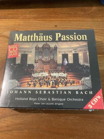 CD Box Bach - Matthaus Passion (Holland Boys Choir / Pieter  beschikbaar voor biedingen