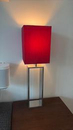 Mooie tafellamp (bordeaux-rood), Ophalen, Zo goed als nieuw, Minder dan 100 cm