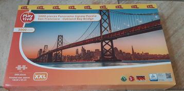 3000 stukjes puzzel. San Francisco - Oakland bay bridge  beschikbaar voor biedingen