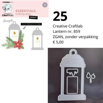 Creative Craftlab Snijmal Lantern 859, Nieuw! beschikbaar voor biedingen