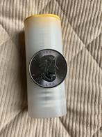 Maple Leaf in orginele tube. 25 stuks. 2021., Ophalen, Zilver