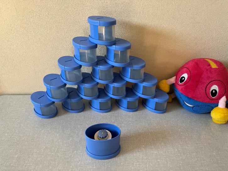 15 kruidenpotjes + 1 molen van TUPPERWARE kruiden potjes, Huis en Inrichting, Keuken | Tupperware, Zo goed als nieuw, Overige typen