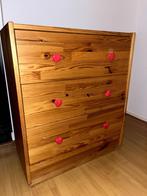 Ladekast Hout roze knoppen, 3 of 4 laden, Ophalen, Overige houtsoorten