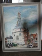 Schilderij de hoofdtoren van Hoorn / hoorn, Huis en Inrichting, Woonaccessoires | Schilderijen, Tekeningen en Foto's, Ophalen