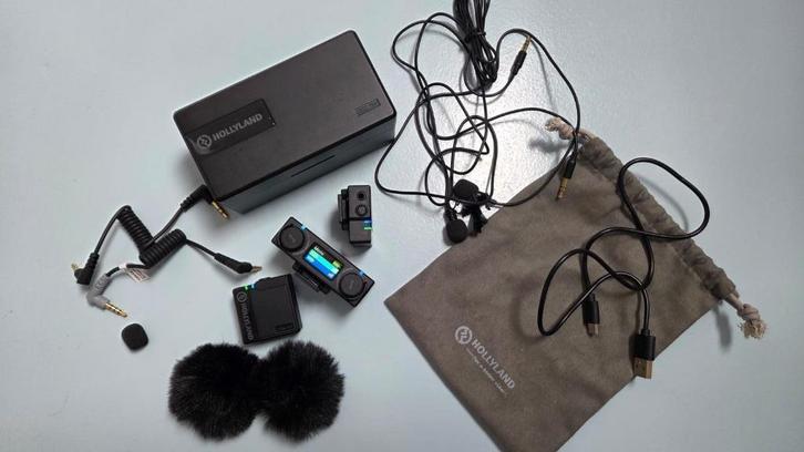 Hollyland Lark 150 DUO Microphone, Muziek en Instrumenten, Microfoons, Zo goed als nieuw, Zangmicrofoon, Ophalen of Verzenden