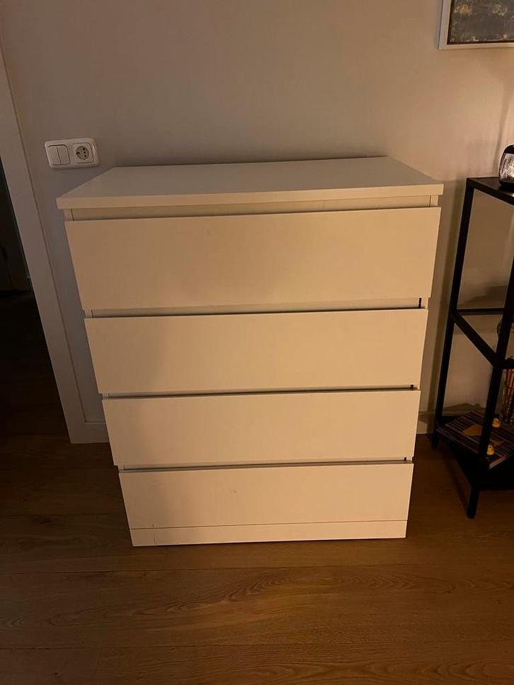 Gratis Malm ladekast - IKEA, Huis en Inrichting, Kasten | Dressoirs, Gebruikt, 50 tot 100 cm, 25 tot 50 cm, Met lade(s), Overige materialen